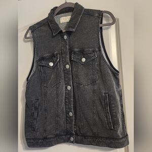 Z Supply Charcoal French Terry Vest